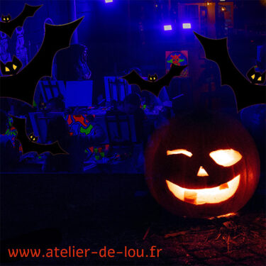 Halloween peinture fluo